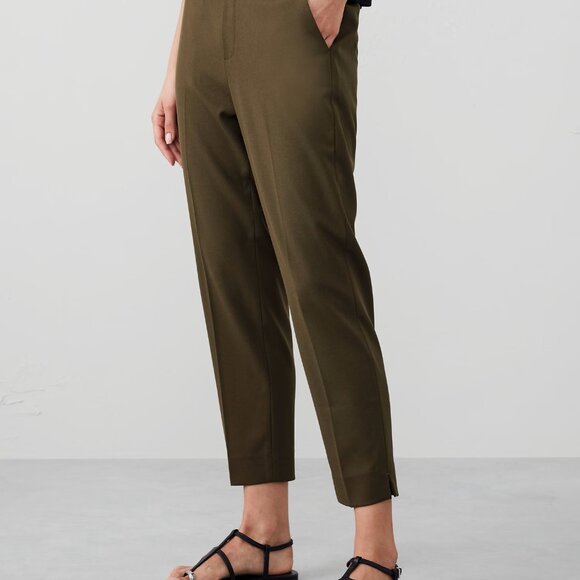 Banana Republic Hayden Pant - Gray, Elastic Back, Ankle Length - Size 10 - Picture 15 of 15